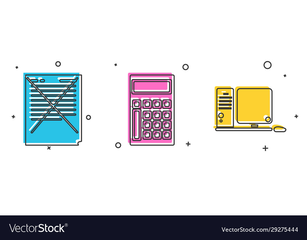 Set exam paper with incorrect answers survey vector image Set exam paper with incorrect answers survey