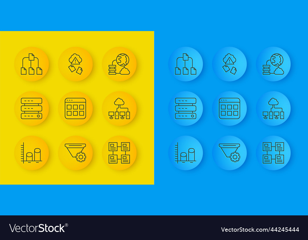 Set line data analysis server web hosting