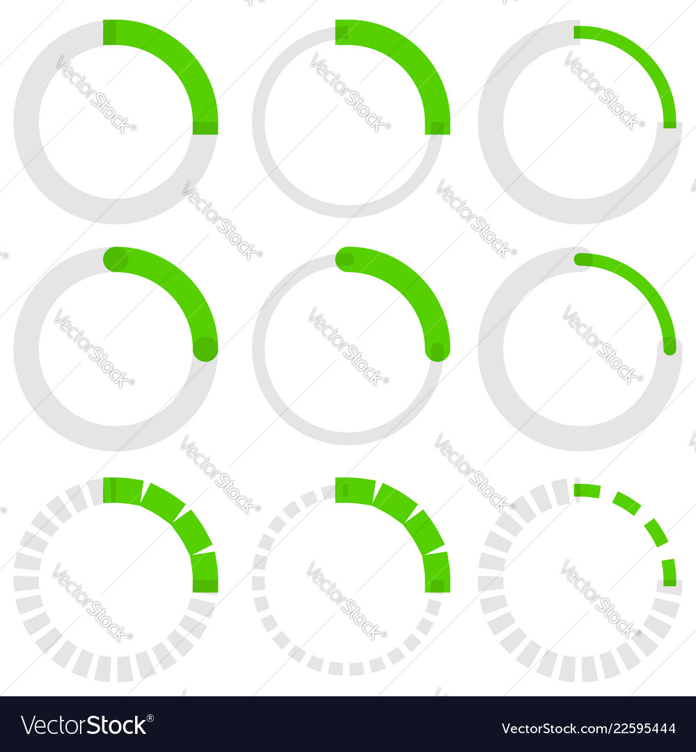 Transparent Circular Progress Indicators