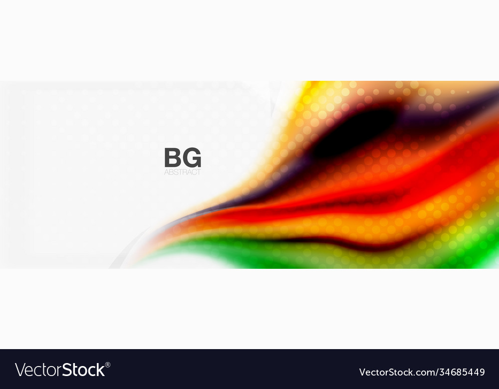 Abstract background smooth flowing lines blurred vector image Abstract background smooth flowing lines blurred
