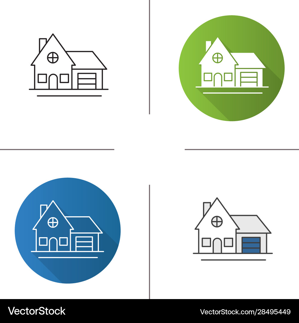 Cottage icon Royalty Free Vector Image - VectorStock