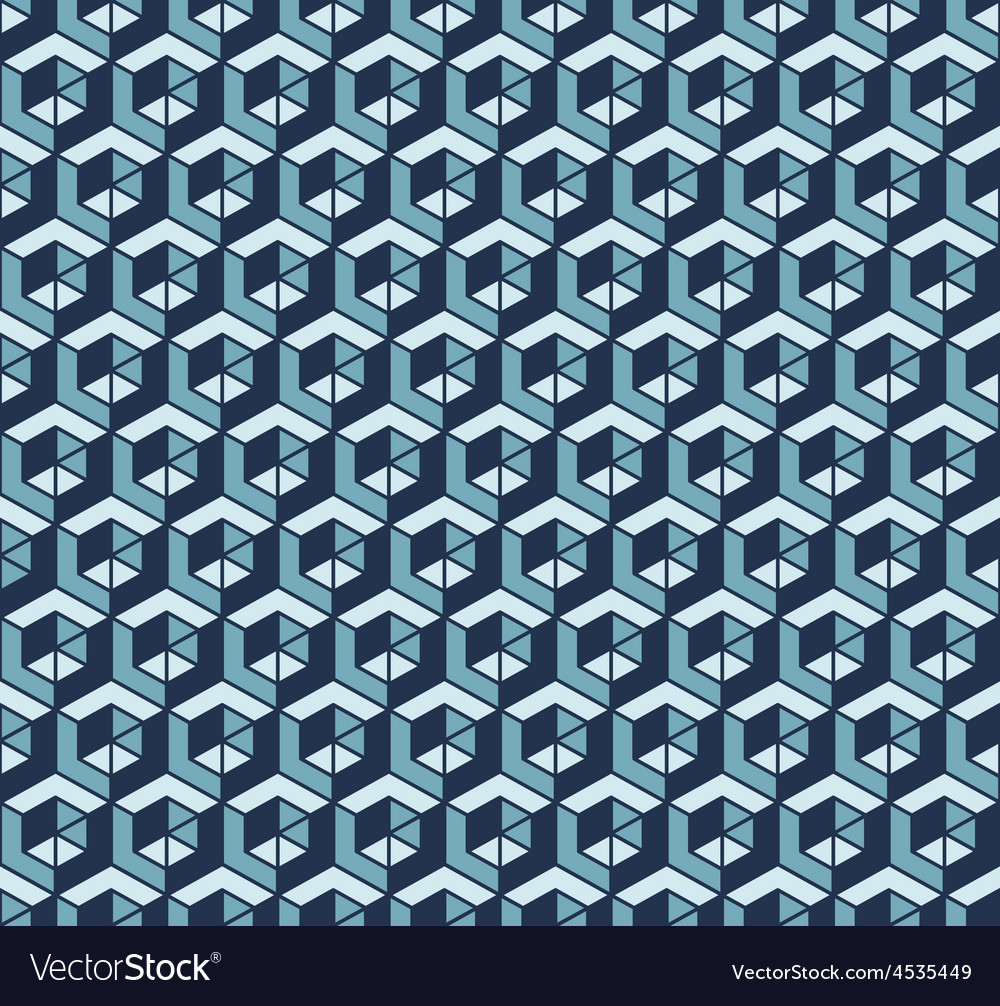 Cube pattern Royalty Free Vector Image - VectorStock