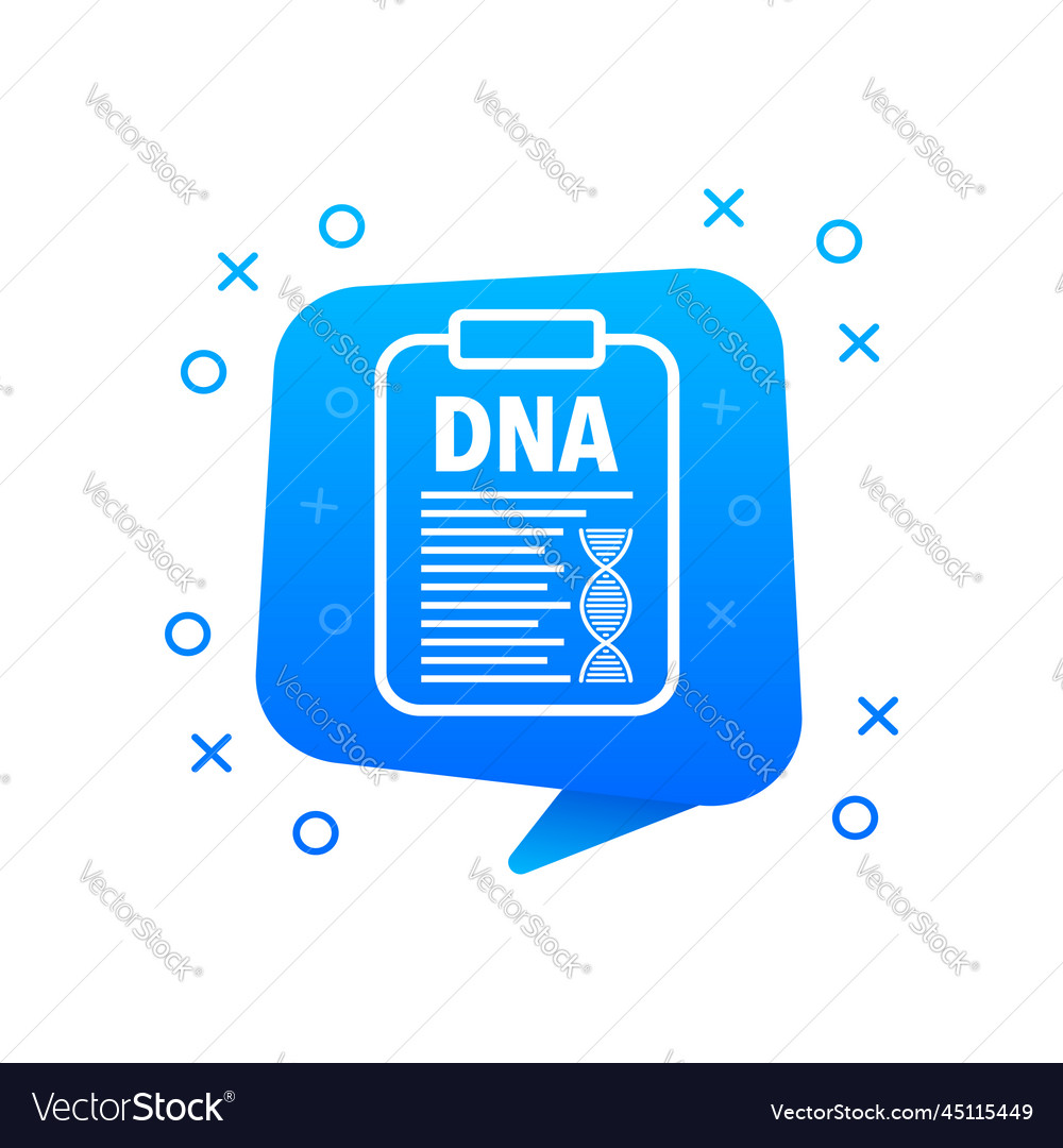 Dna structure document molecule vector image Dna structure document molecule