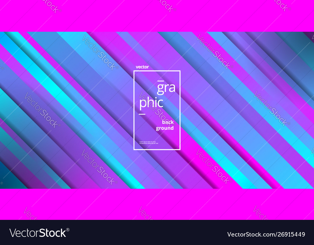 Minimalist trendy geometric blue pink color vector image Minimalist trendy geometric blue pink color