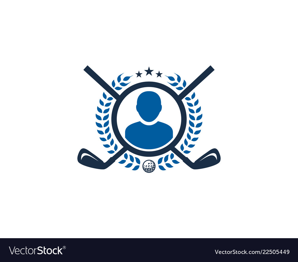 People golf logo icon design