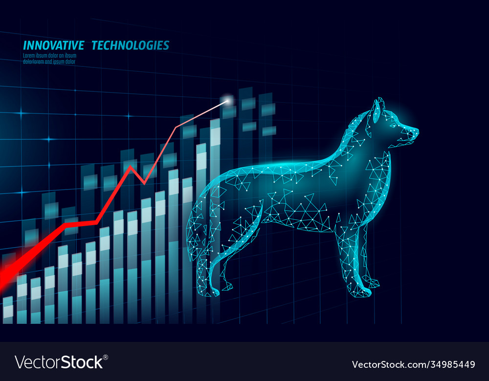 Veterinary clinic dog pet surgery analytics graph Vector Image Veterinary clinic dog pet surgery analytics graph Vector Image