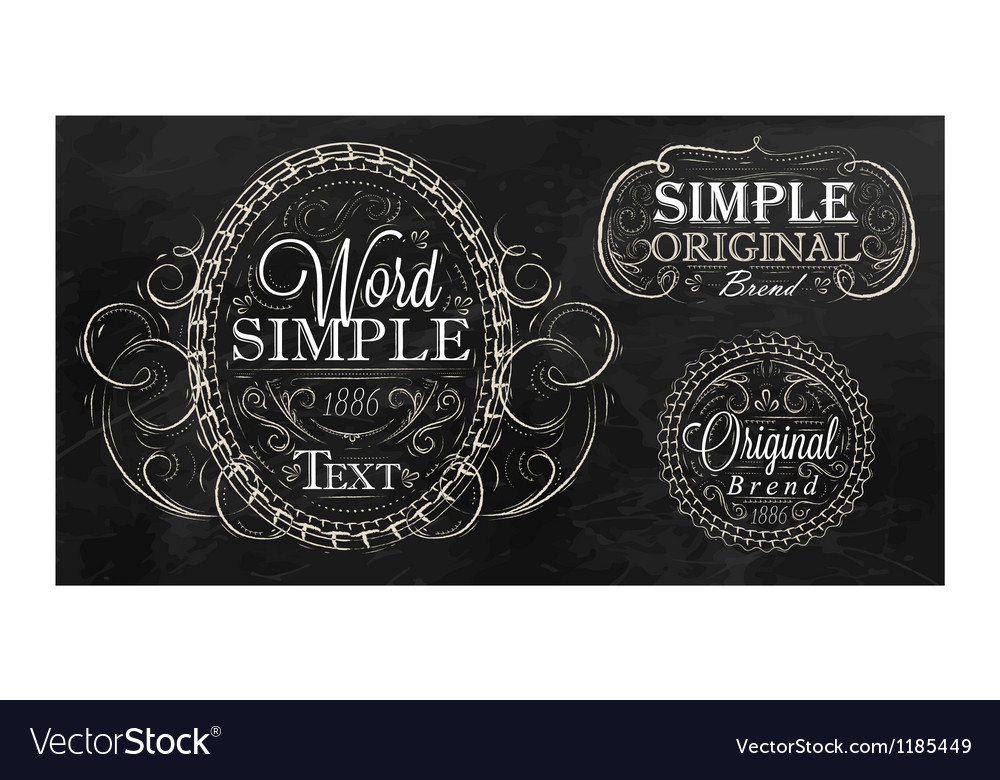 Vintage frame with ornaments Royalty Free Vector Image