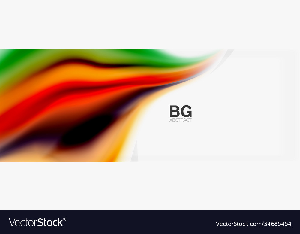 Abstract background smooth flowing lines blurred vector image Abstract background smooth flowing lines blurred