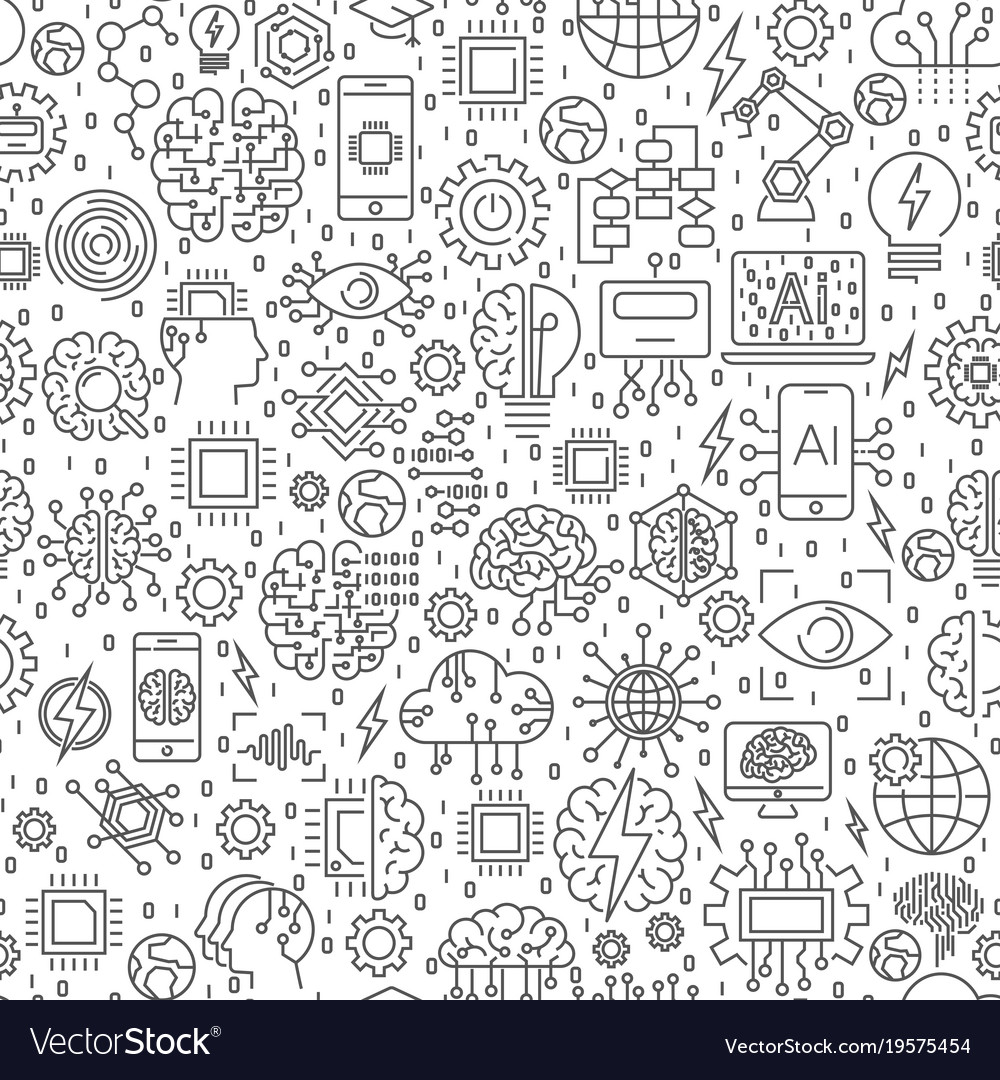 AI Technology Network Pattern