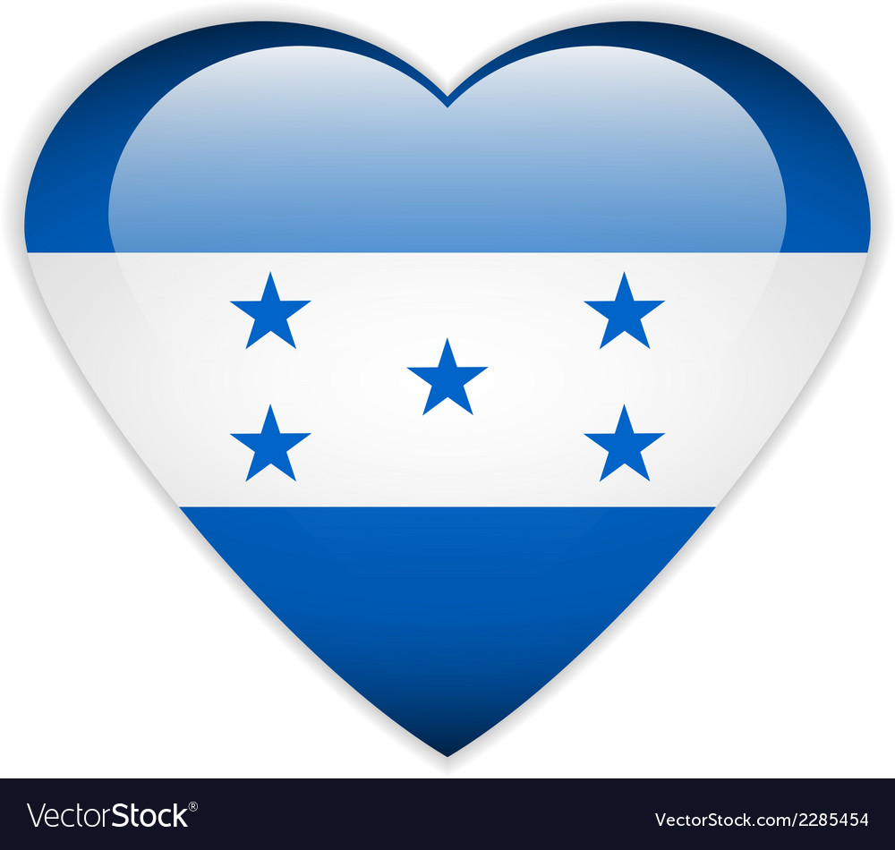Download Honduras flag button Royalty Free Vector Image