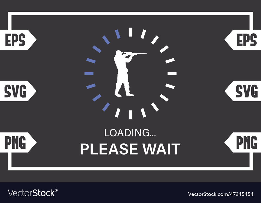 Hunting guy loading please wait