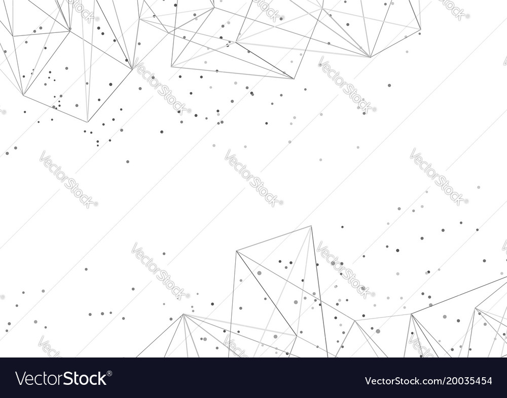 Modern geometrical triangular pattern dotted