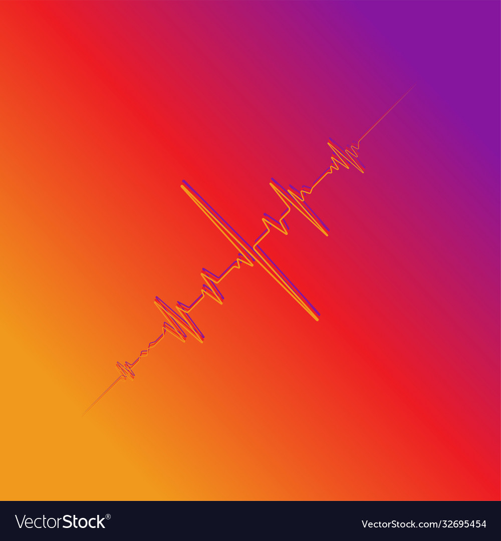 Pulse with a gradient vector image Pulse with a gradient