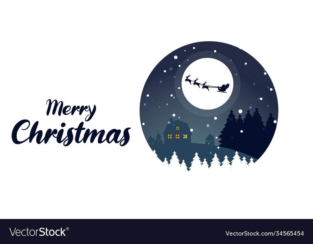 Winter Weihnachten Nacht Landschaft