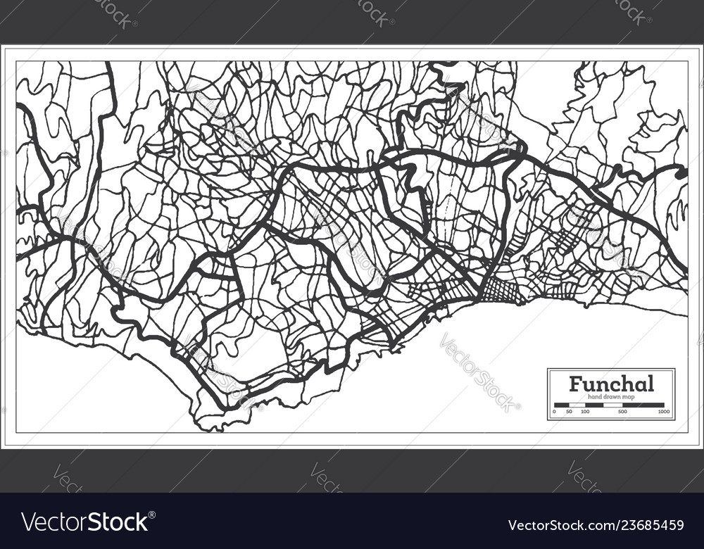 Premium Vector  Simple outline map of portugal, in sketch line style