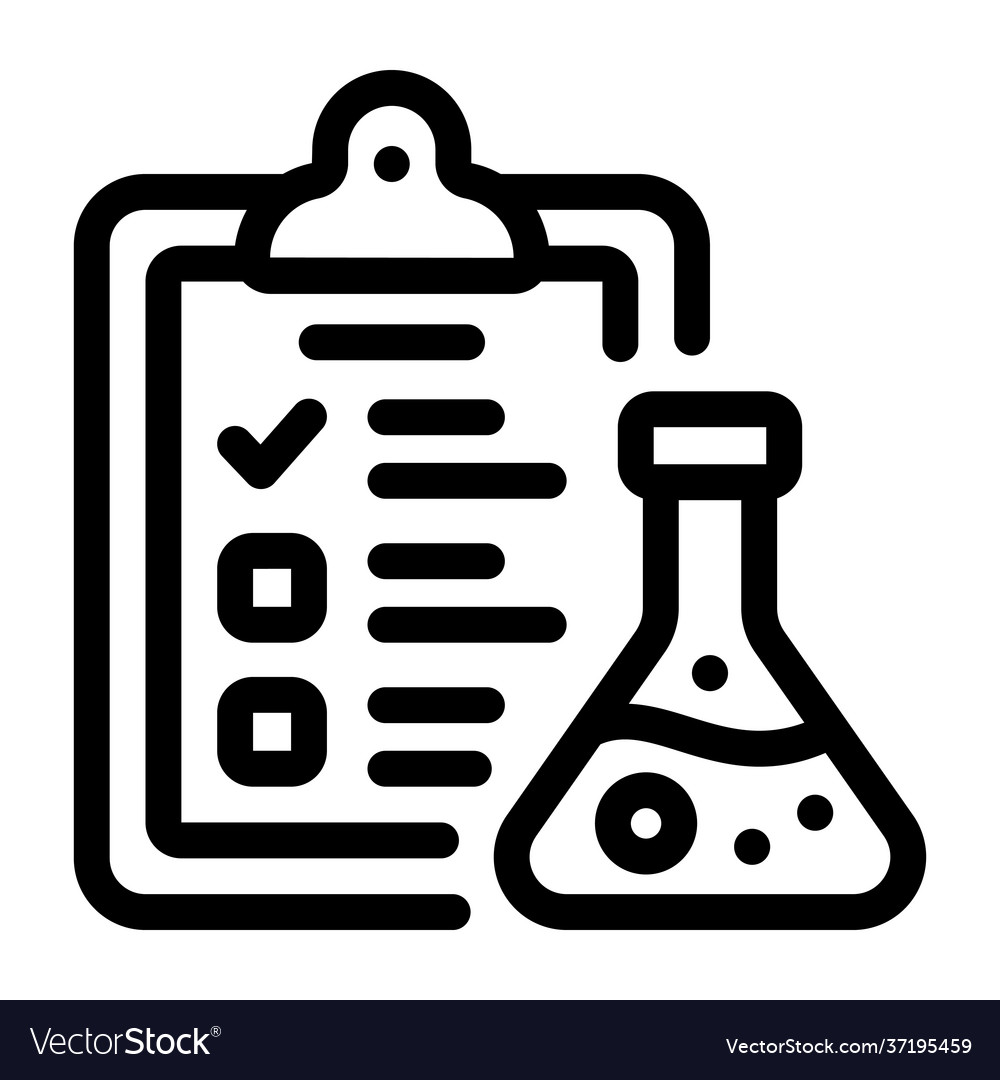 Lab report Royalty Free Vector Image - VectorStock