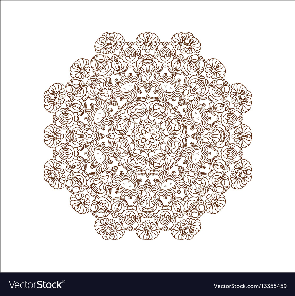 Mandala round ornament