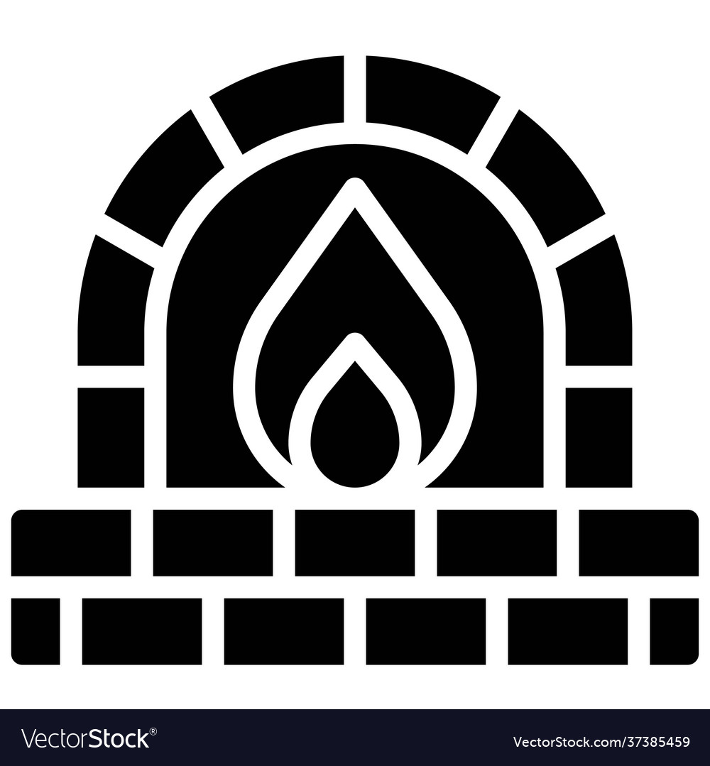 Masonry oven icon bakery and baking related