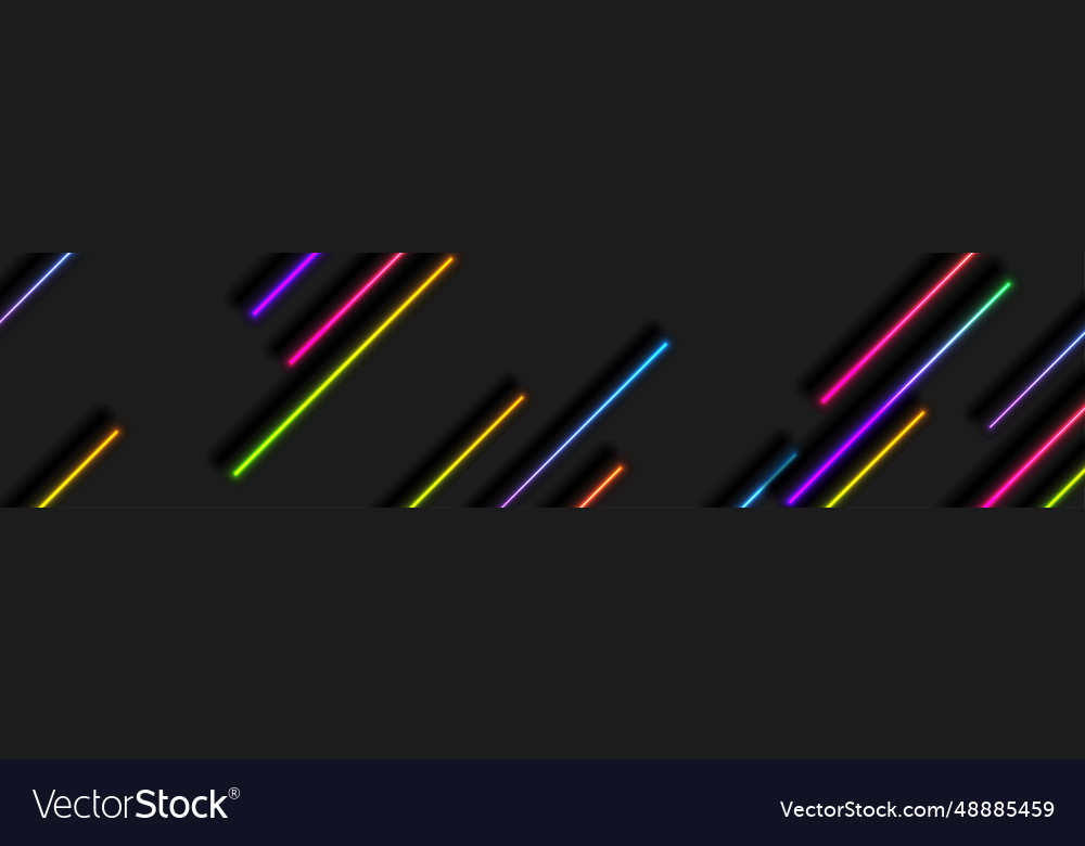 Retro tech abstract background with laser neon vector image Retro tech abstract background with laser neon