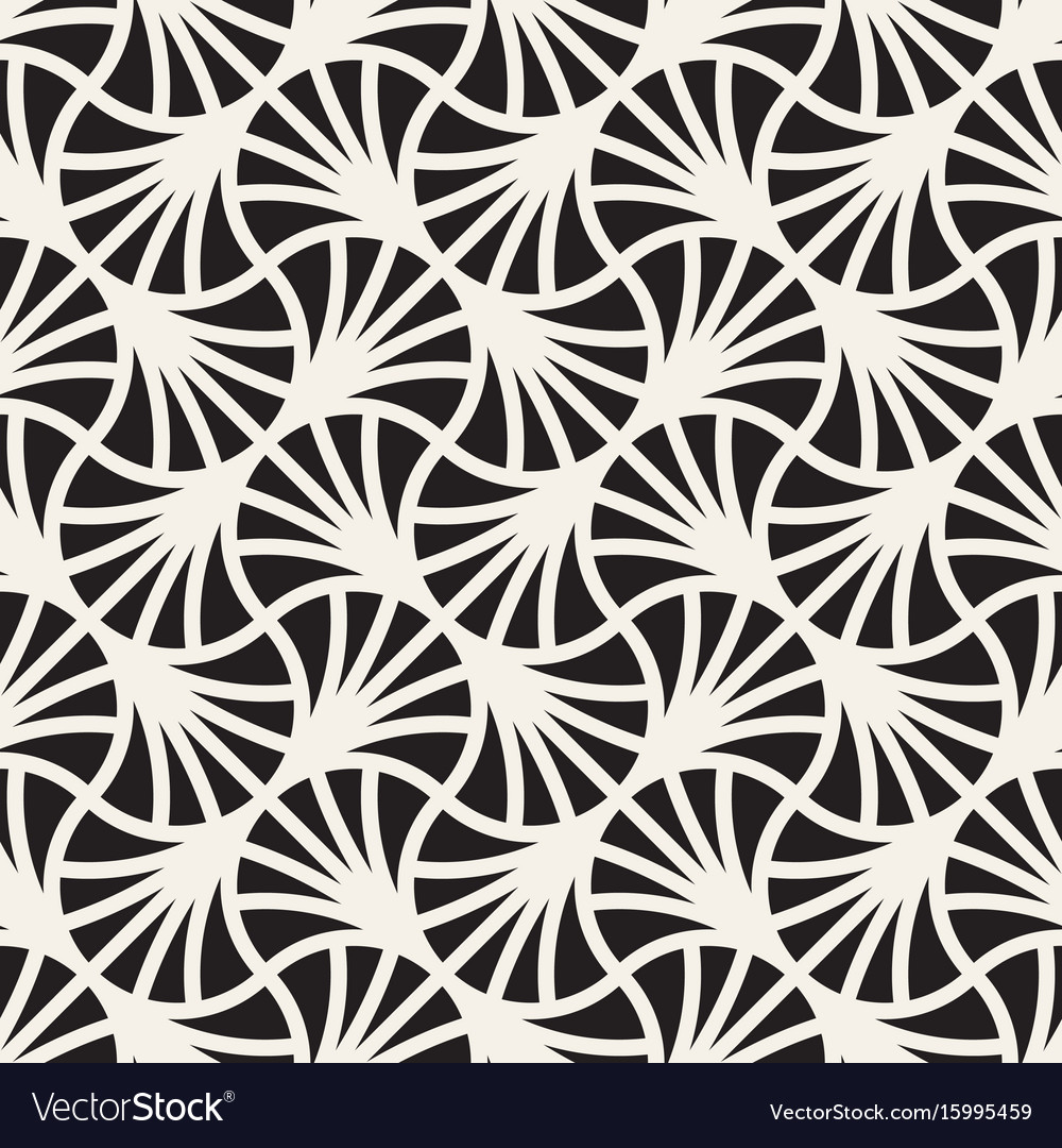 Rounded Line Lattice Pattern