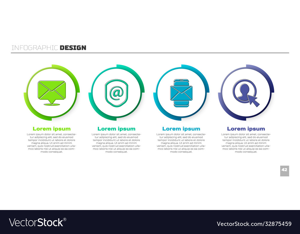 Set envelope shield with mail and e-mail mobile vector image Set envelope shield with mail and e-mail mobile