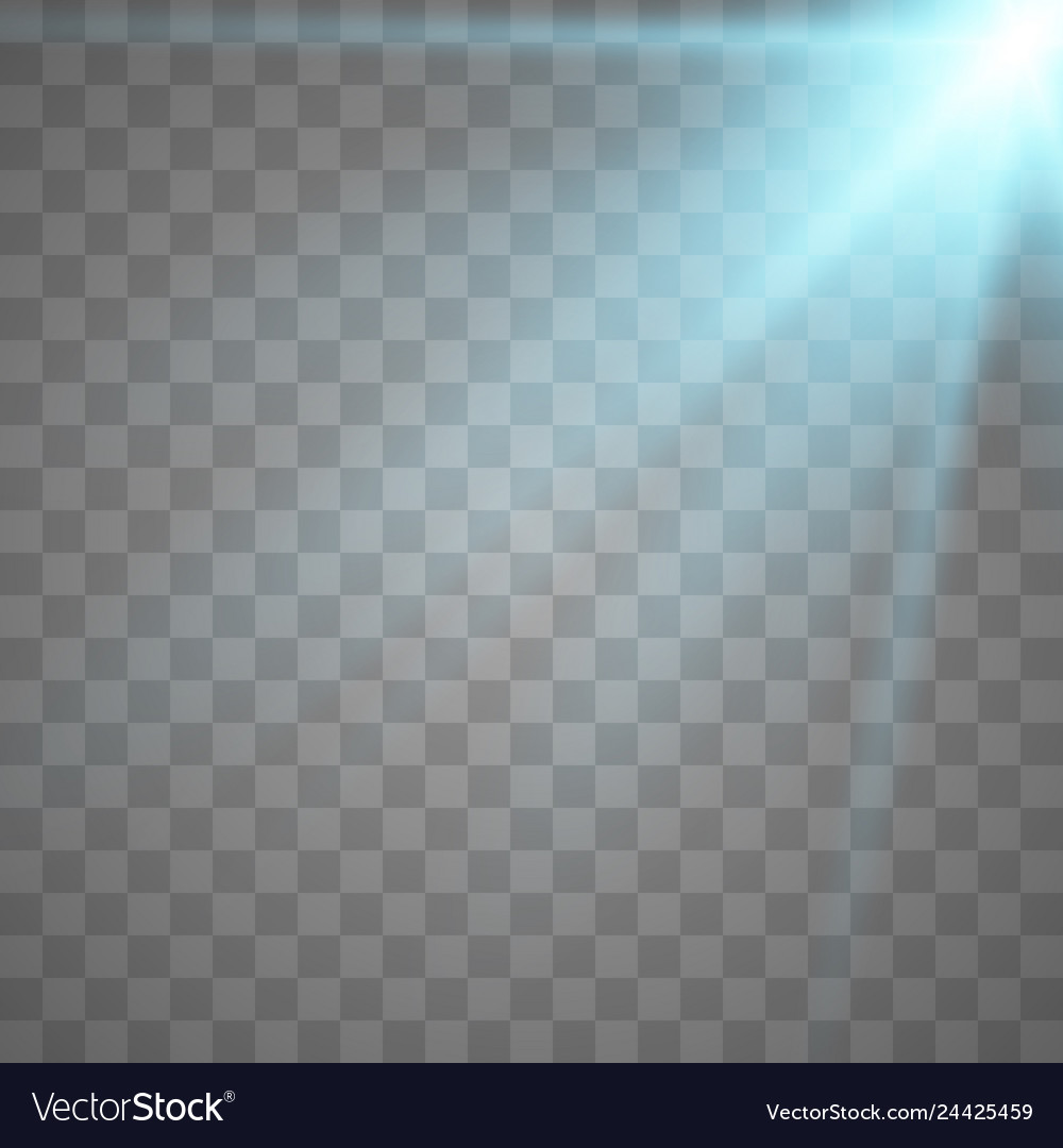 Sunlight lens flare light vector image Sunlight lens flare light