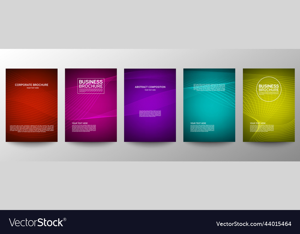 Cover geometric minimal set abstract line pattern vector image Cover geometric minimal set abstract line pattern