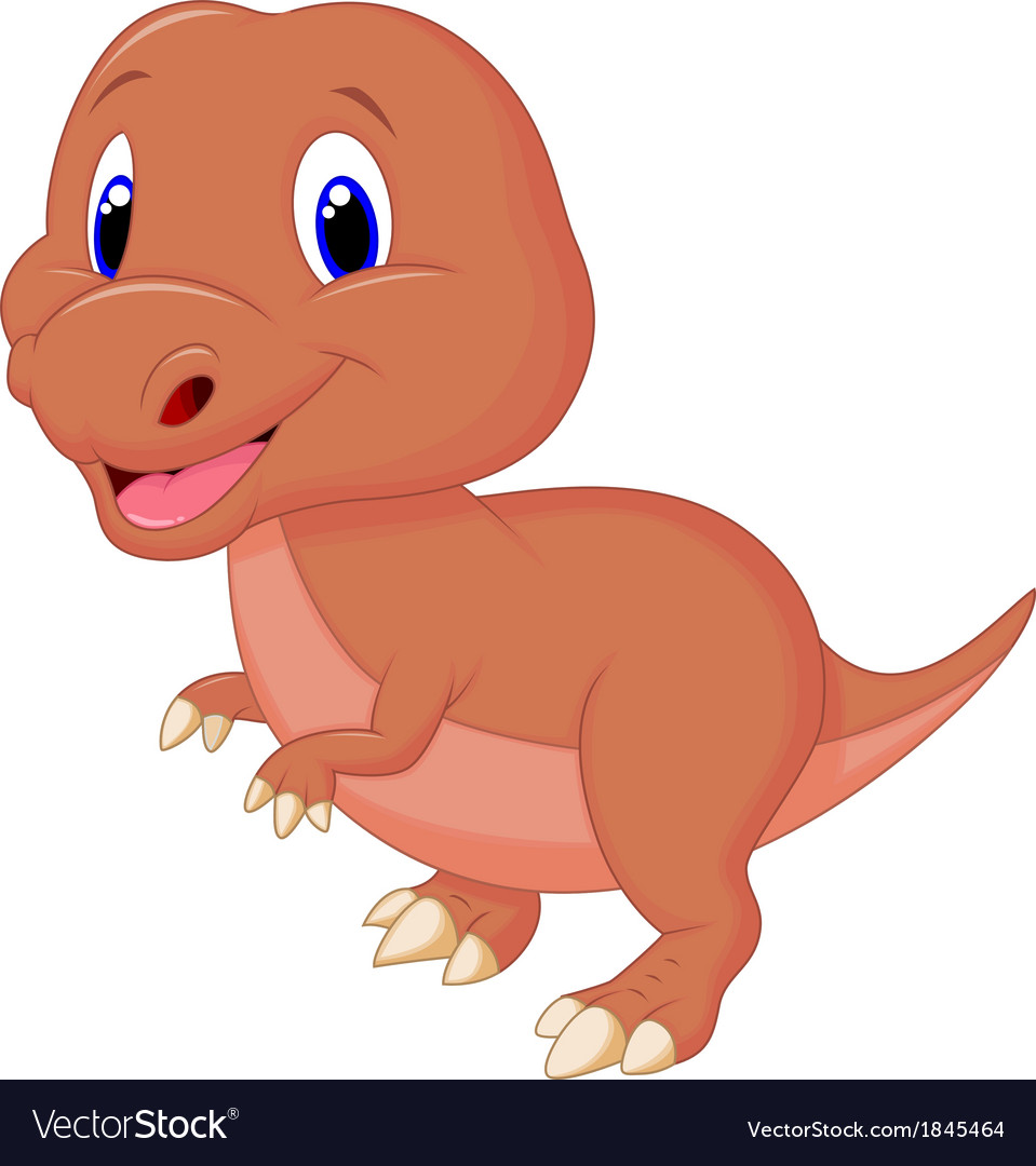 Premium Vector  Cute baby dino cartoon