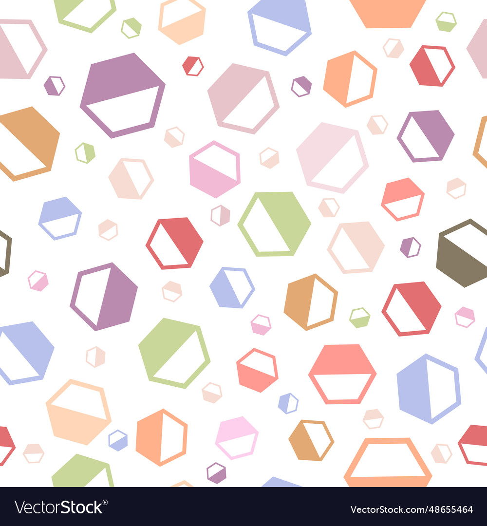 Geometric seamless pattern a composition vector image Geometric seamless pattern a composition