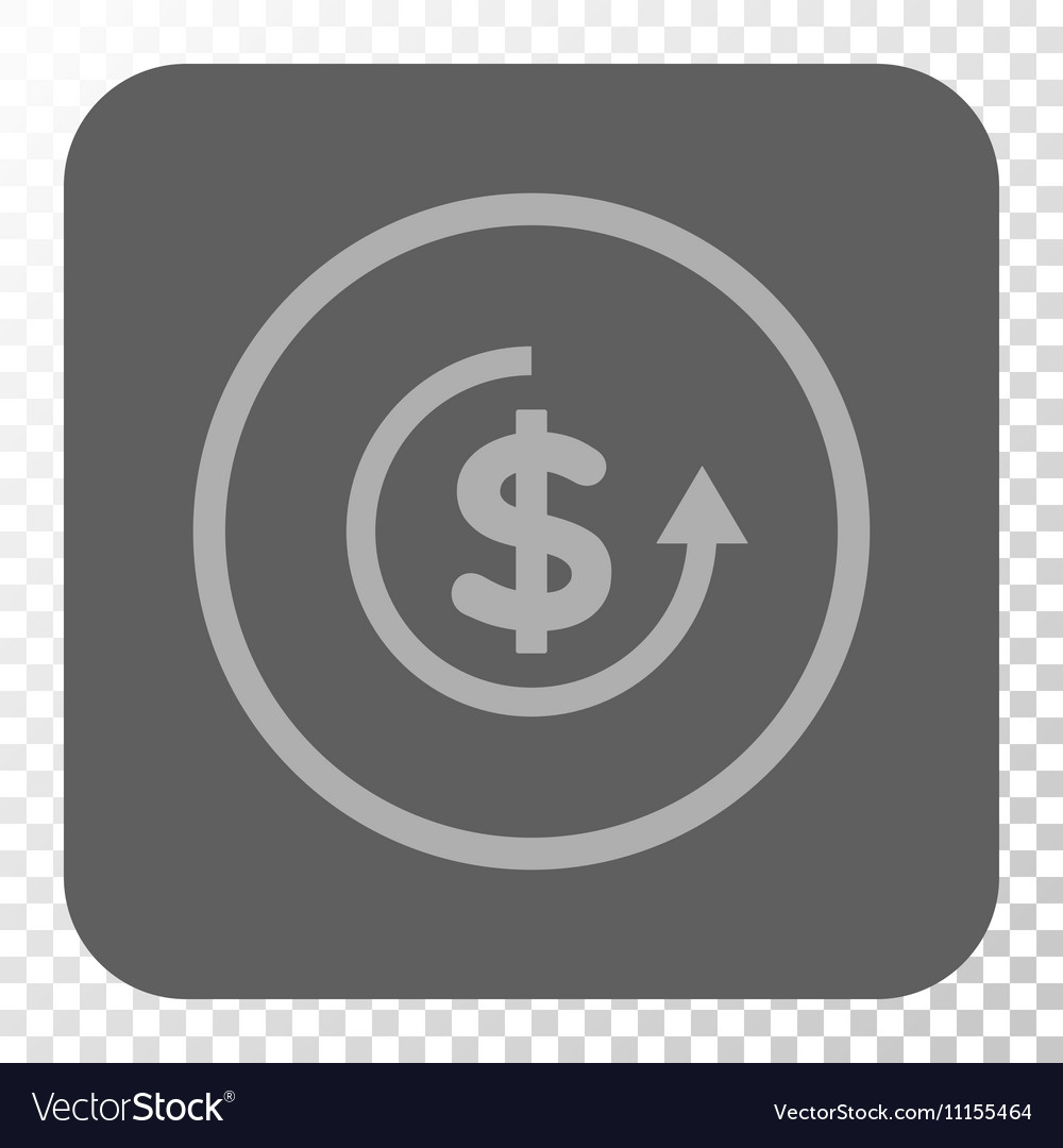 Refund rounded square button
