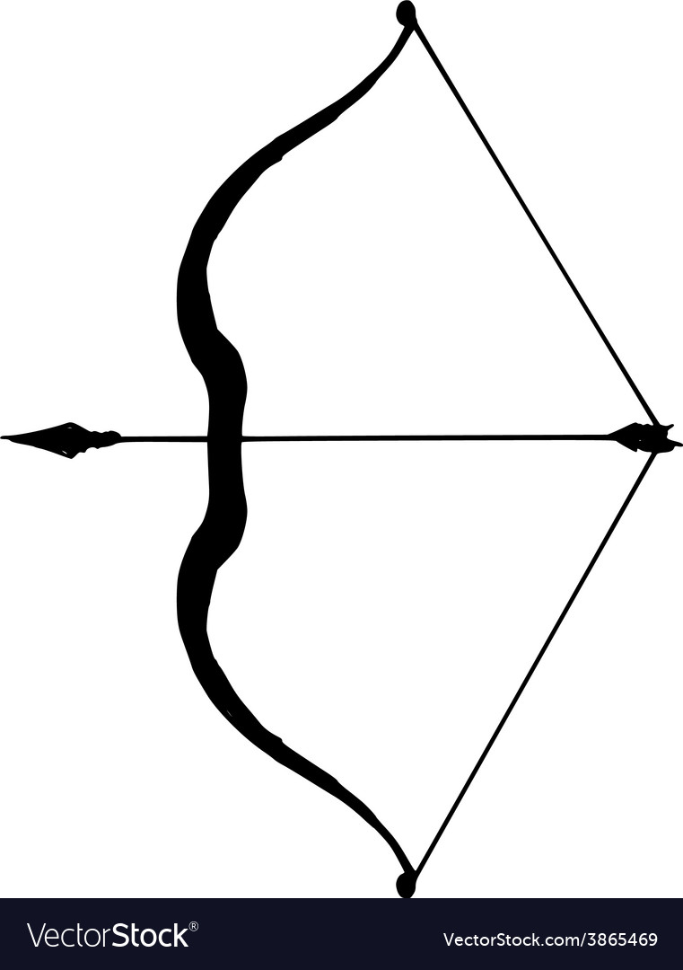 vector bow and arrows