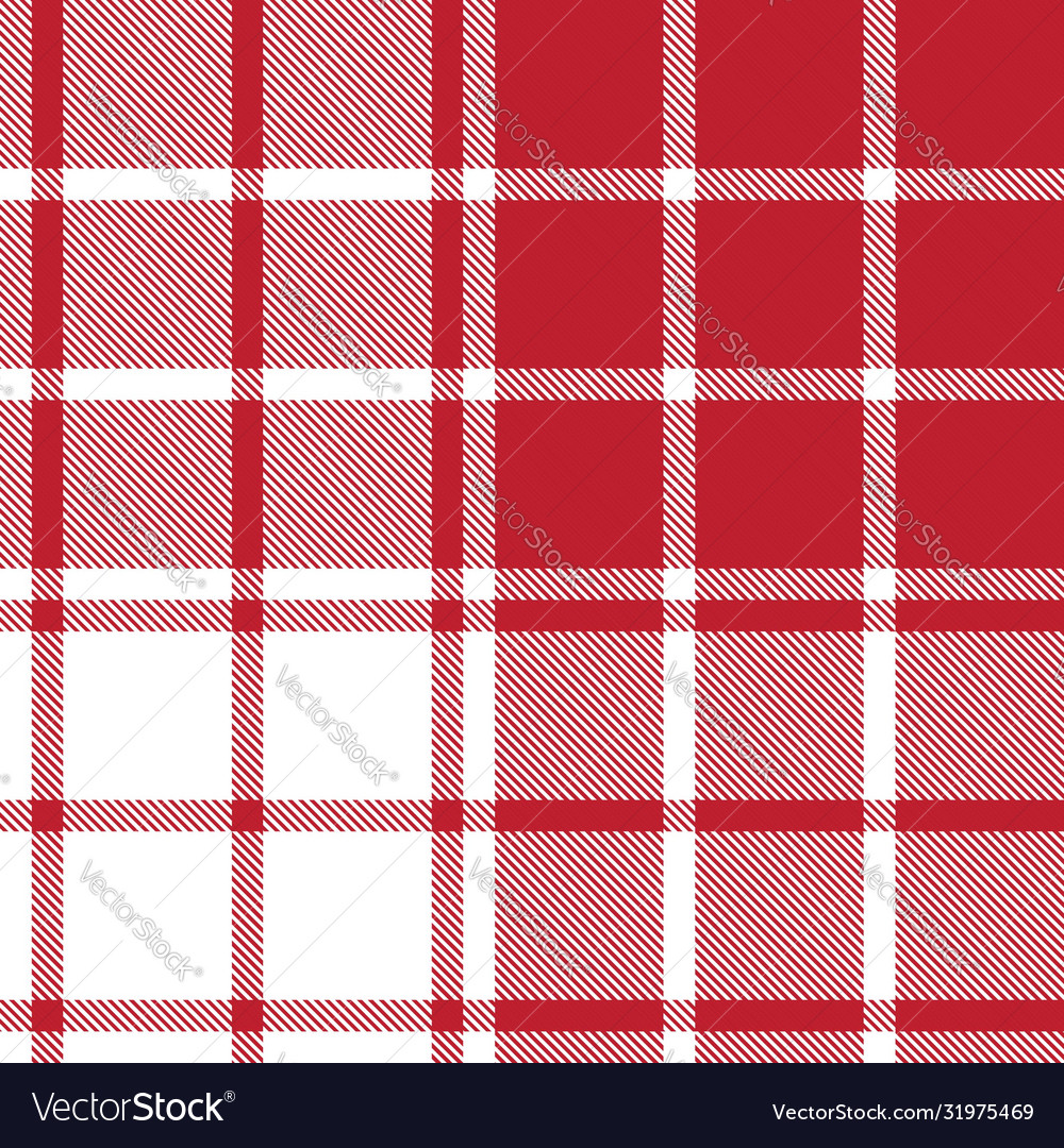 Red plaid tartan checkered seamless pattern