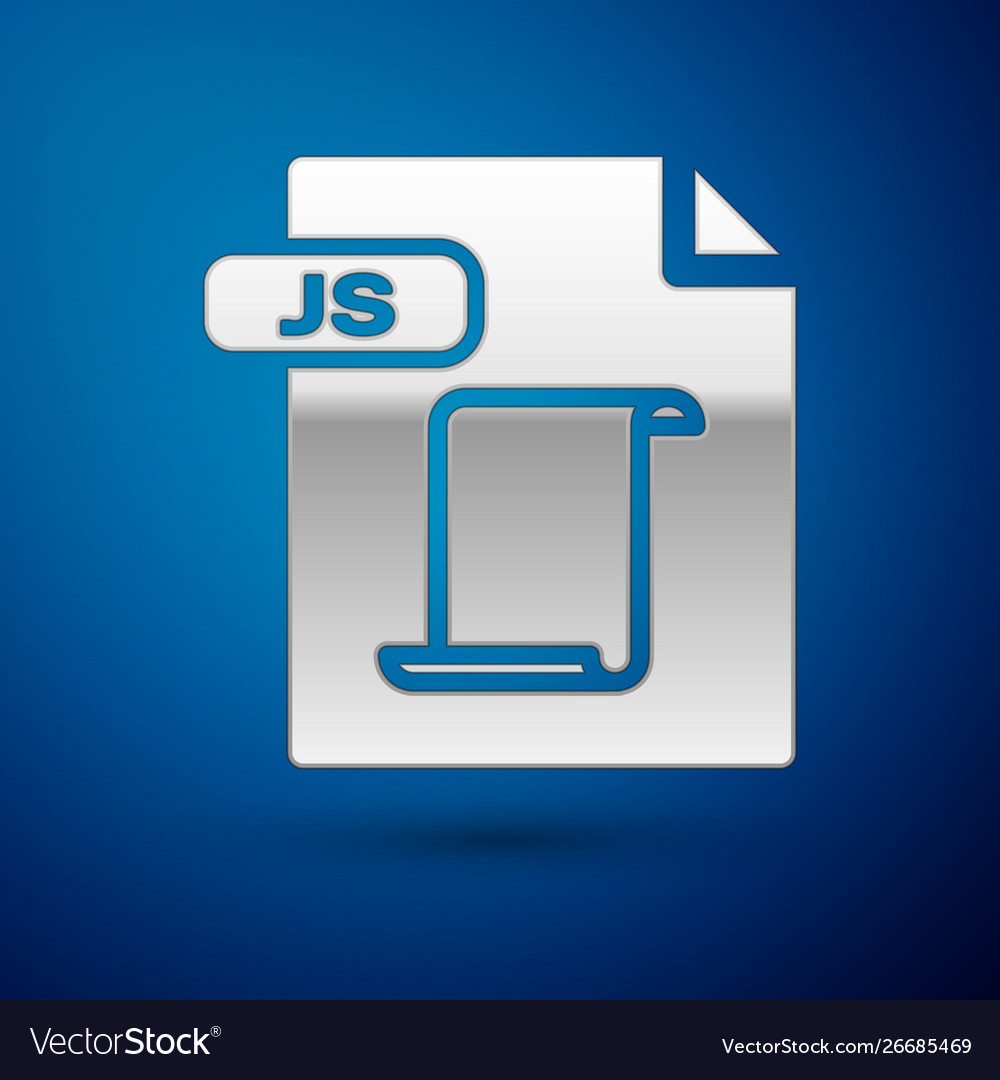 Silver js file document download button icon