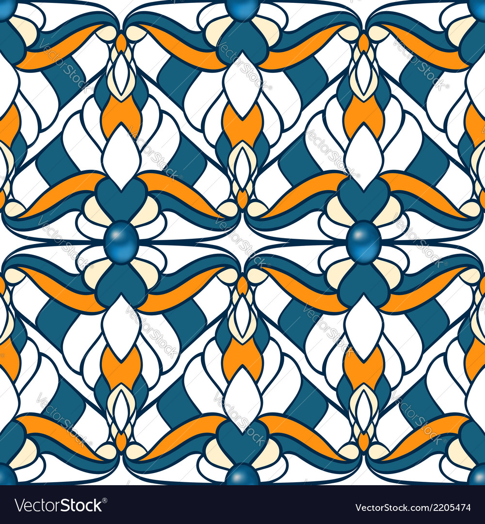 Abstract multicolored seamless pattern