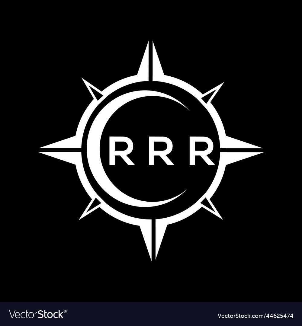 Rrr abstract technology circle setting logo