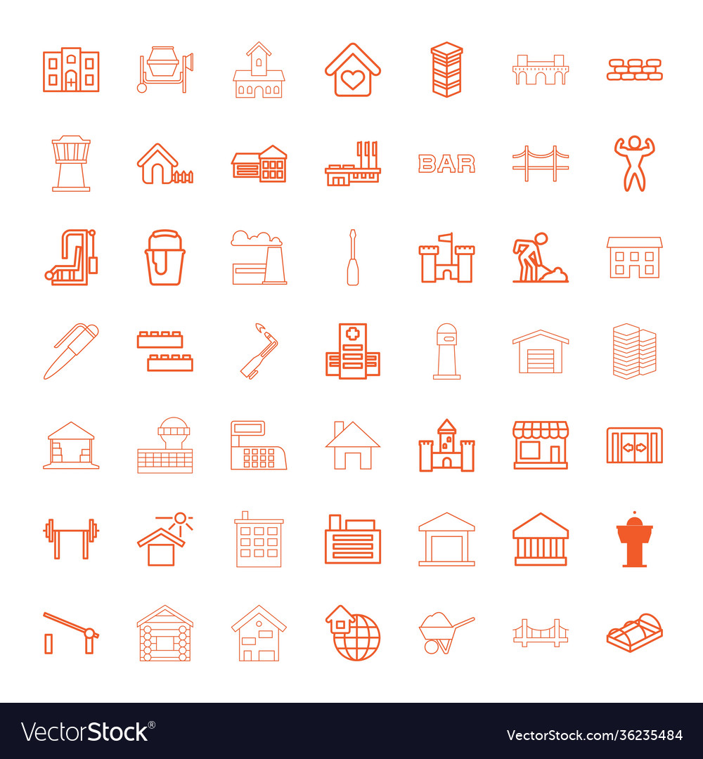 Building icons