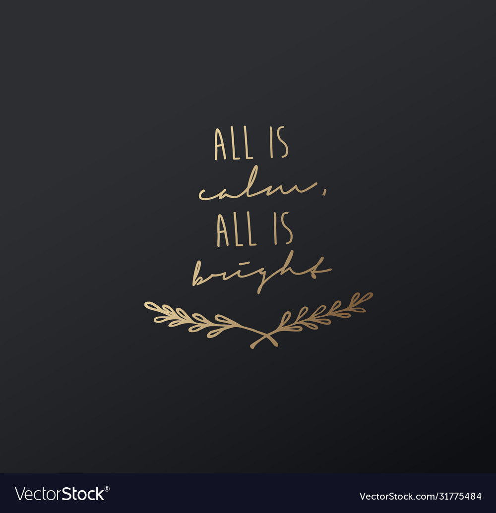 Calm & Bright Christmas Background