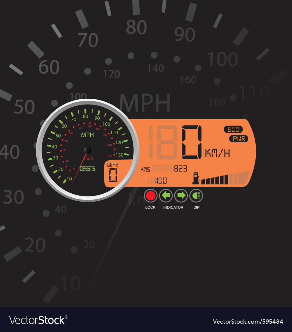 Digital Speedometer Display