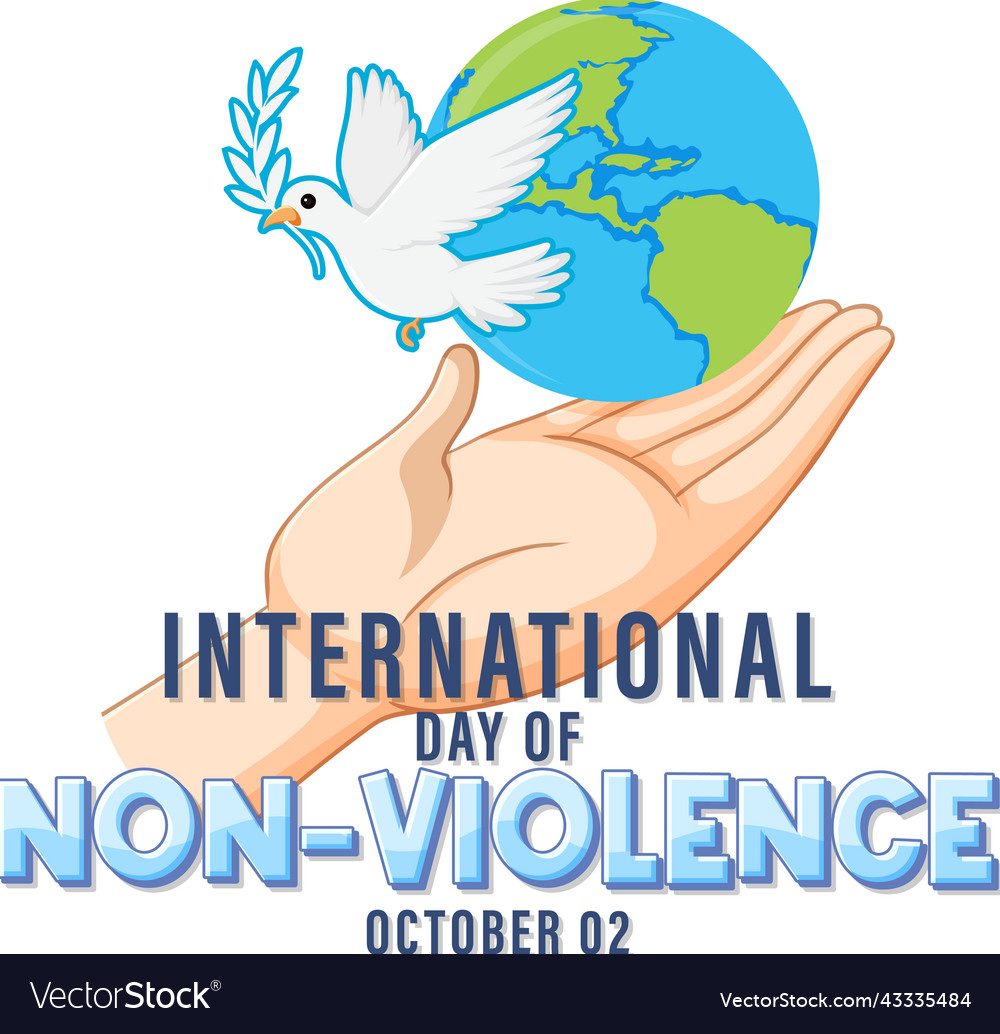 International day of non-violence poster design