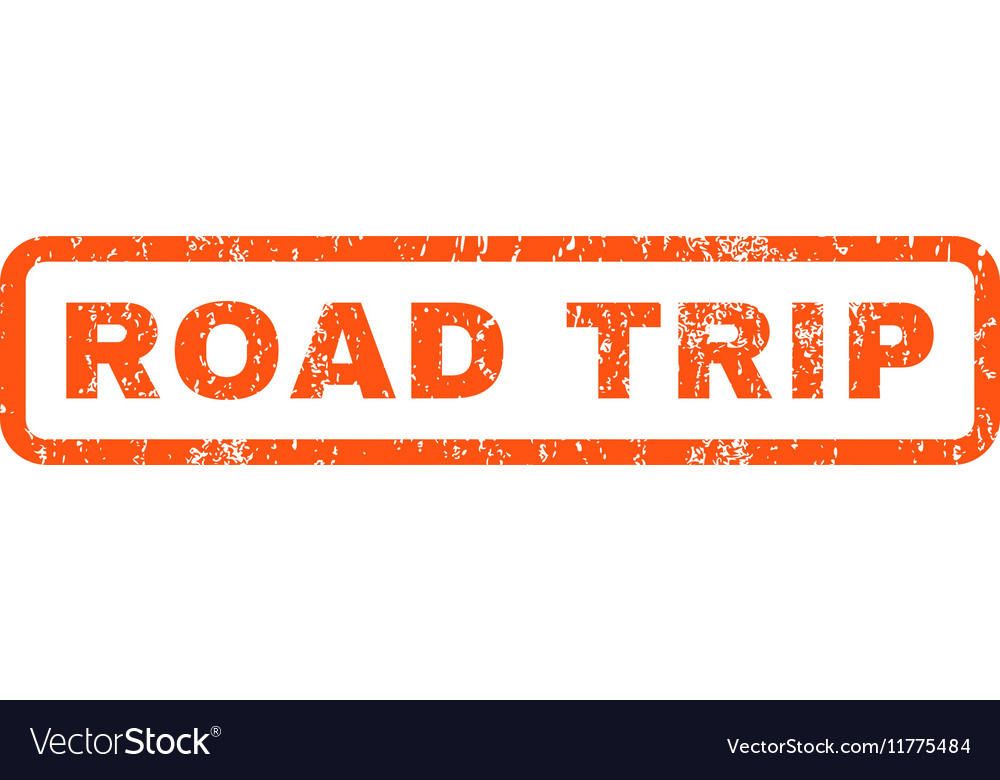 Road Trip Rubber Stamp Royalty Free Vector Image