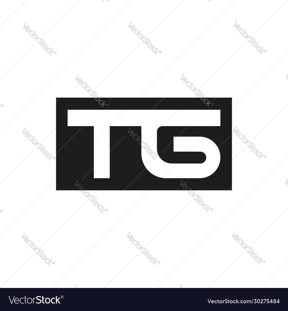 Tg or gt letter logo unique and attractive