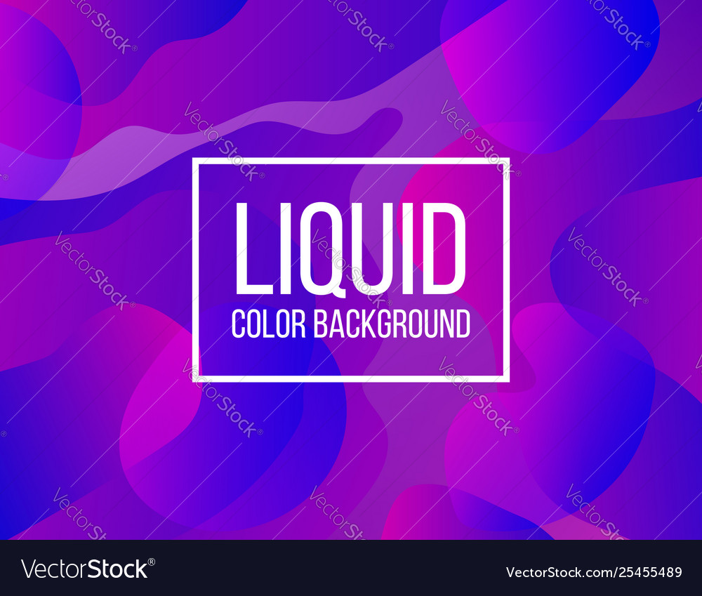 Abstract background with color fluid shapes