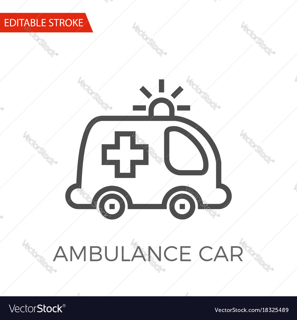 Ambulance car icon