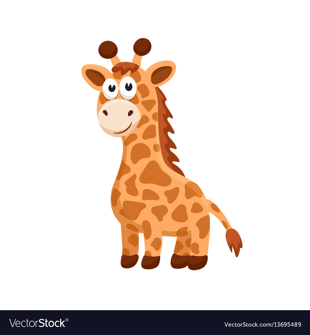 Cartoon baby animal isolated Royalty Free Vector Image