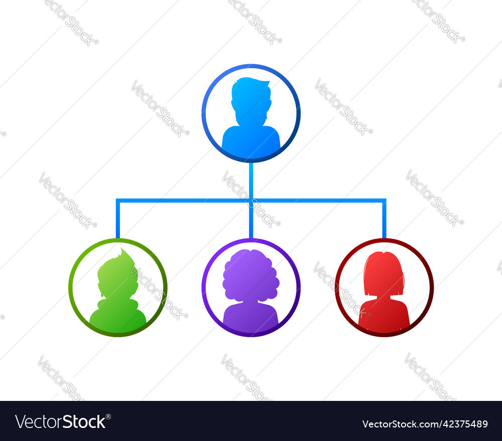 Flat icon with program business vector image Flat icon with program business
