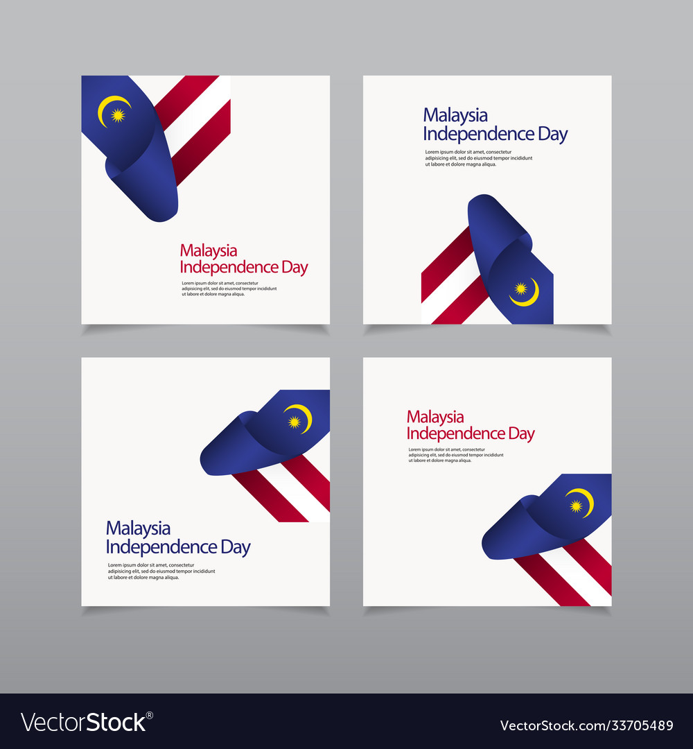 Happy Malaysia Unabhängigkeitstag Feier