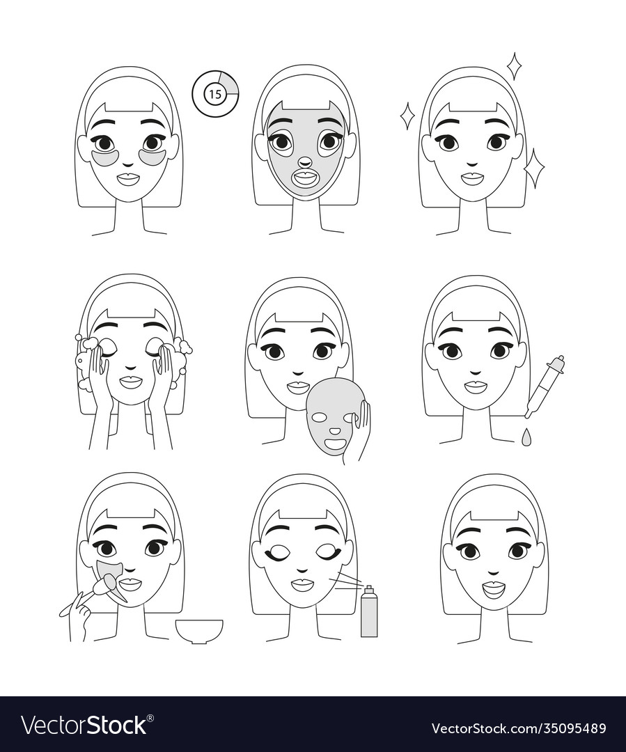 Instruction how to use vector image Instruction how to use