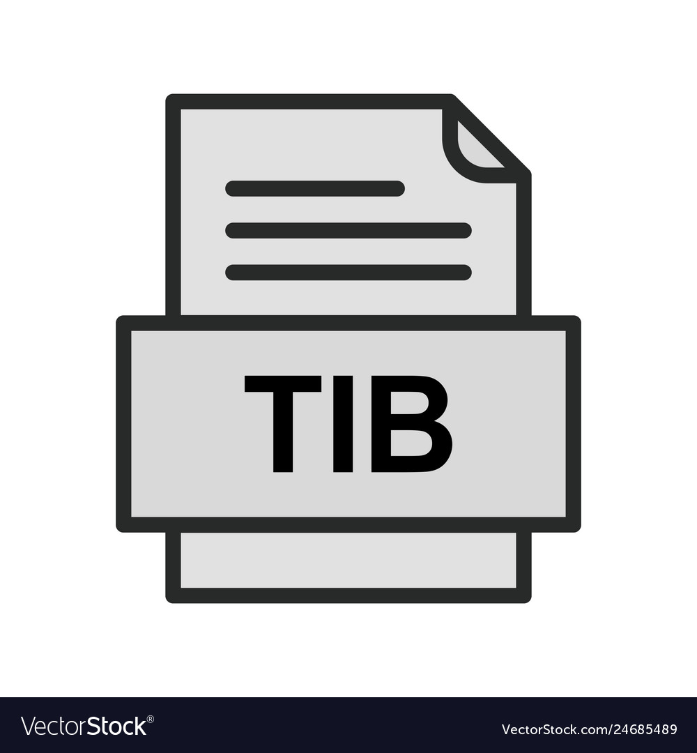 Tib file document icon