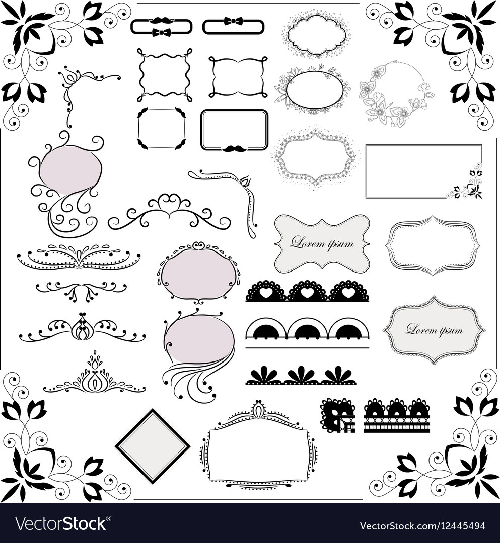 Big set of design elements