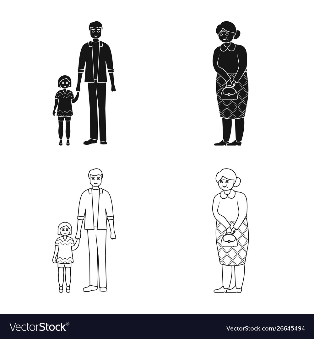 Isolated object character and avatar logo